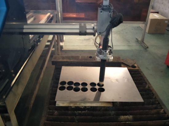 Máquina de corte por plasma CNC tipo pórtico, corte de chapa de acero y precio de fábrica de las máquinas de perforación