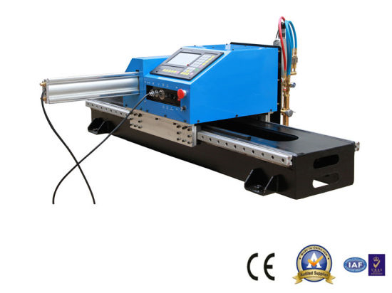 Máquina cortadora de placa de metal de servicio pesado / cortador de plasma cnc