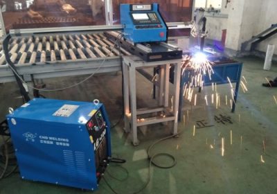 Máquina de metal CNC de corte por plasma de llama portátil para acero inoxidable, acero al carbono y con componentes baratos.