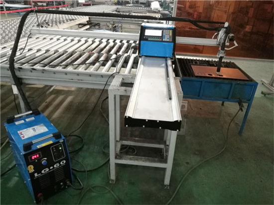 Máquina de corte por plasma de alta definición portátil CNC, máquina de corte por aire de llama