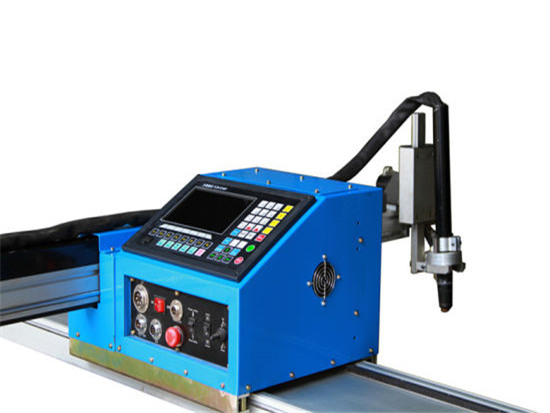 Máquina de corte por plasma tipo pórtico CNC, corte de placa de acero y precio de fábrica de taladradoras