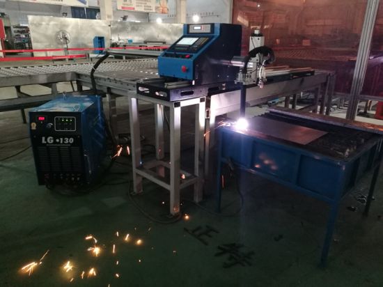 Máquina de corte por plasma CNC y mesa de llama para placa de metal